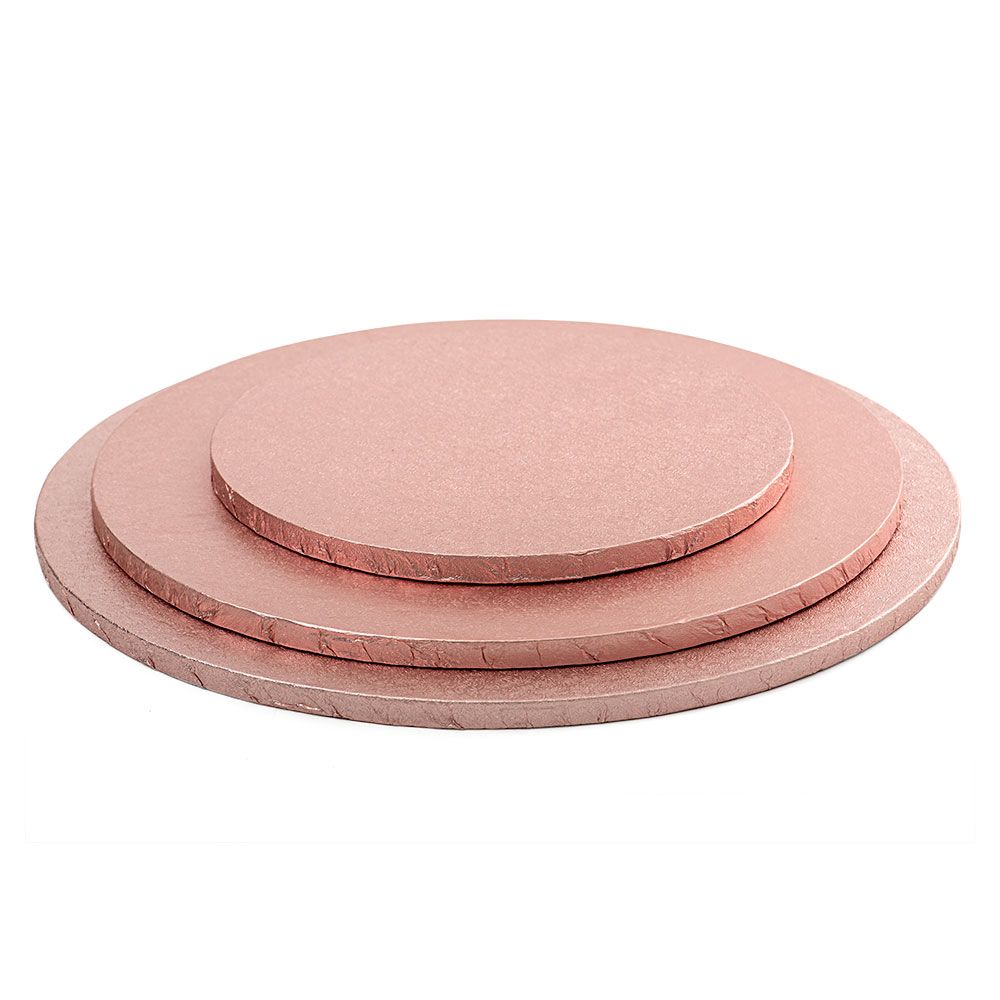 Cake Board Tondo Rosa GOLD CM. 36