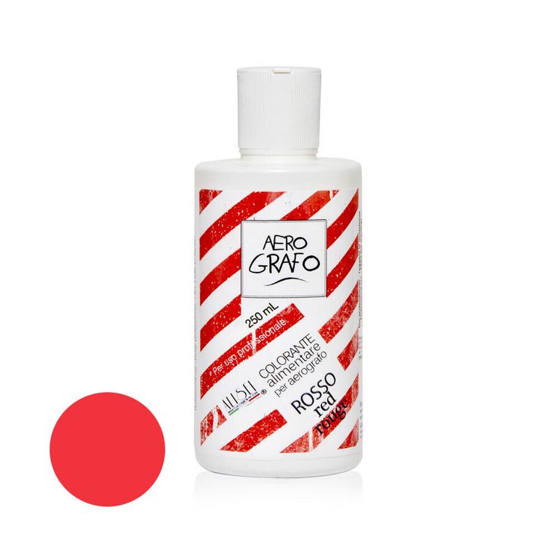 Colore Aerografo Idrosolubile Rosso - 250 ML