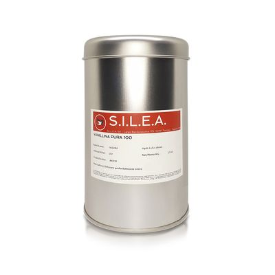 Vanillina Pura Polvere Lattina Silea Grammi 500 Vanillina Pura Polvere Lattina Silea Grammi 500