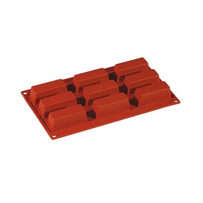 Stampo Silikone Monoporzione Rettangolare FR028