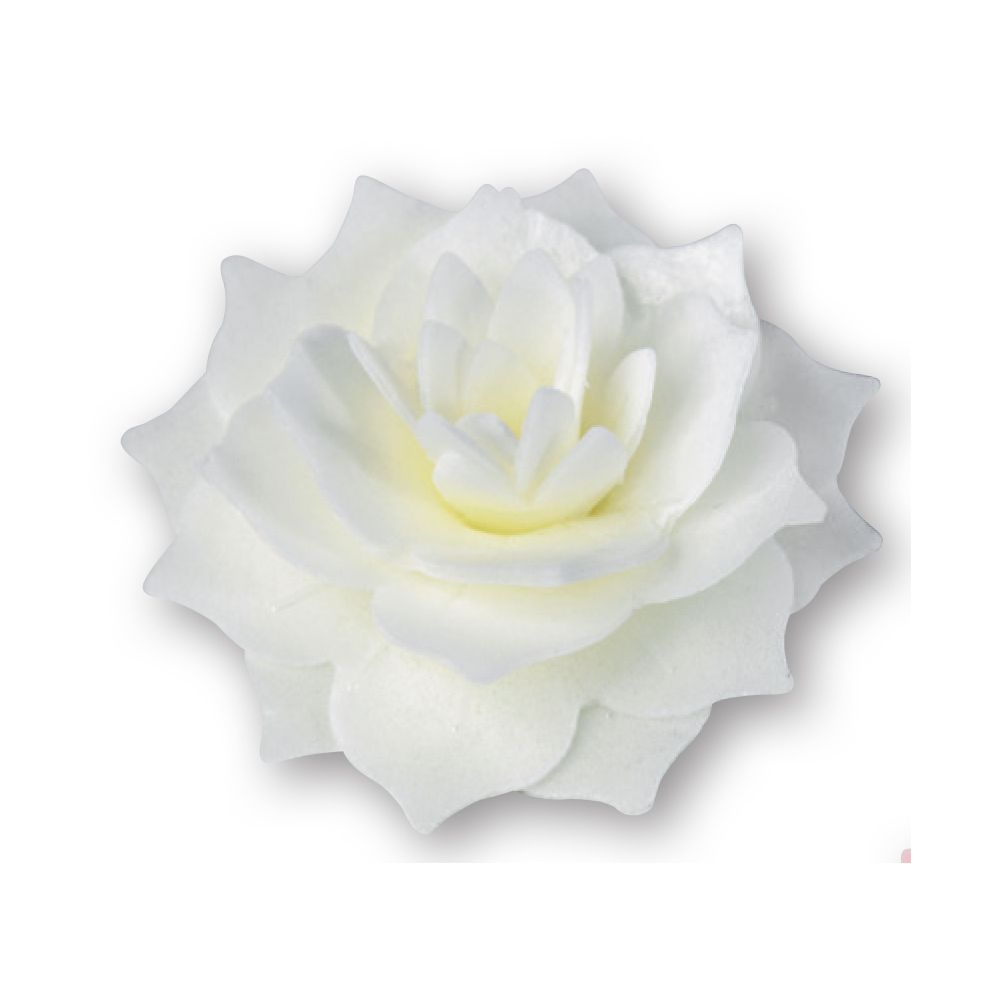 Fiori in Cialda Dalia Colore Bianco Pezzi 100 Fiori in Cialda Dalia Colore Bianco Pezzi 100