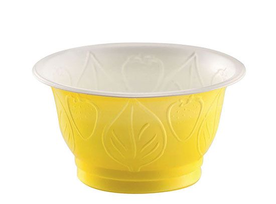 Coppetta Gelato Rainbow Giallo 250 CC Pezzi 100