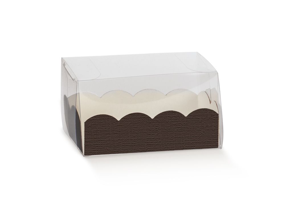 Scatolina Macaron Marrone 8x5 Cm Pezzi 1