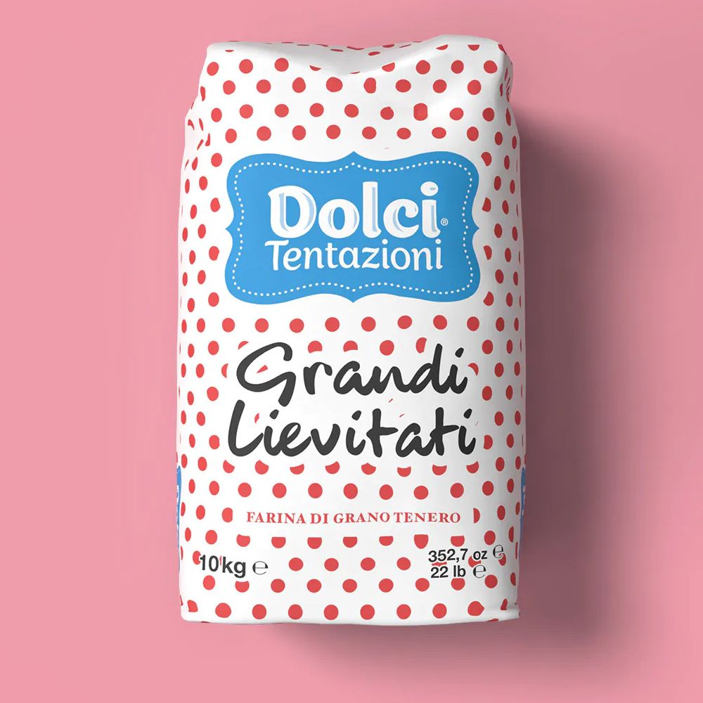 Farina Grandi Lievitati Grano Tenero 00 Dolci Tentazioni Kg 10 Farina Grandi Lievitati Grano Tenero 00 Dolci Tentazioni Kg 10