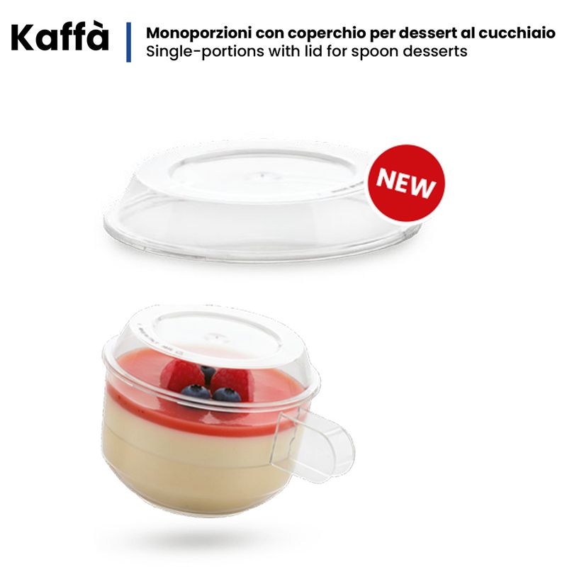 Coperchio Coppa Finger Kaffa'  - Pezzi 20