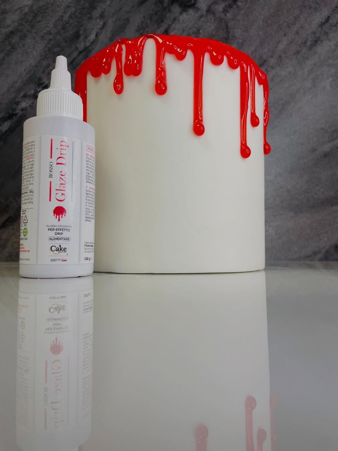 Drip Glaze Rosso  Grammi 100