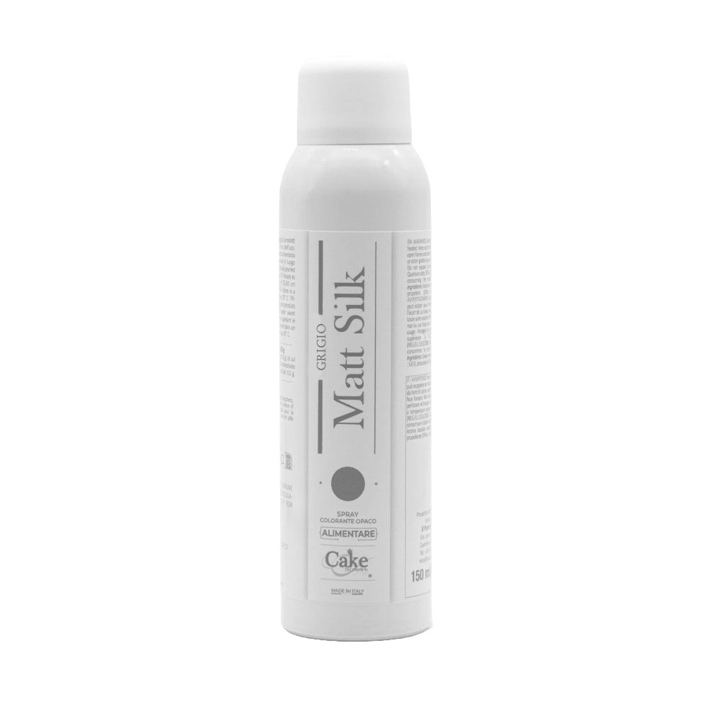 Colorante Spray Alimentare “Matt Silk” Grigio 150 ML Colorante Spray Alimentare “Matt Silk” Grigio 150 ML