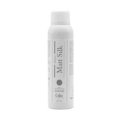 Colorante Spray Alimentare “Matt Silk”  Grigio 150 ML