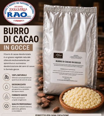 Burro Cacao Puro Callet Busta 1 Kg Burro Cacao Puro Callet Busta 1 Kg