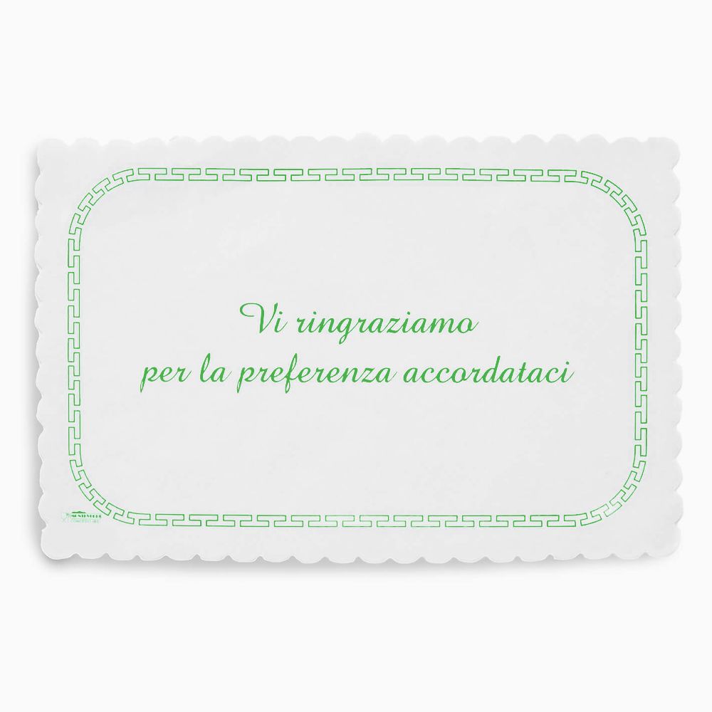 Coprivassoi Misura 2 17 x 23 Cm 1000 Pezzi Coprivassoi Misura 2 17 x 23 Cm 1000 Pezzi