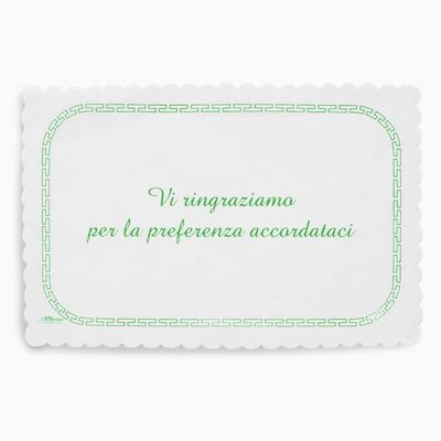 Coprivassoi Misura 2 17 x 23 Cm 1000 Pezzi Coprivassoi Misura 2 17 x 23 Cm 1000 Pezzi