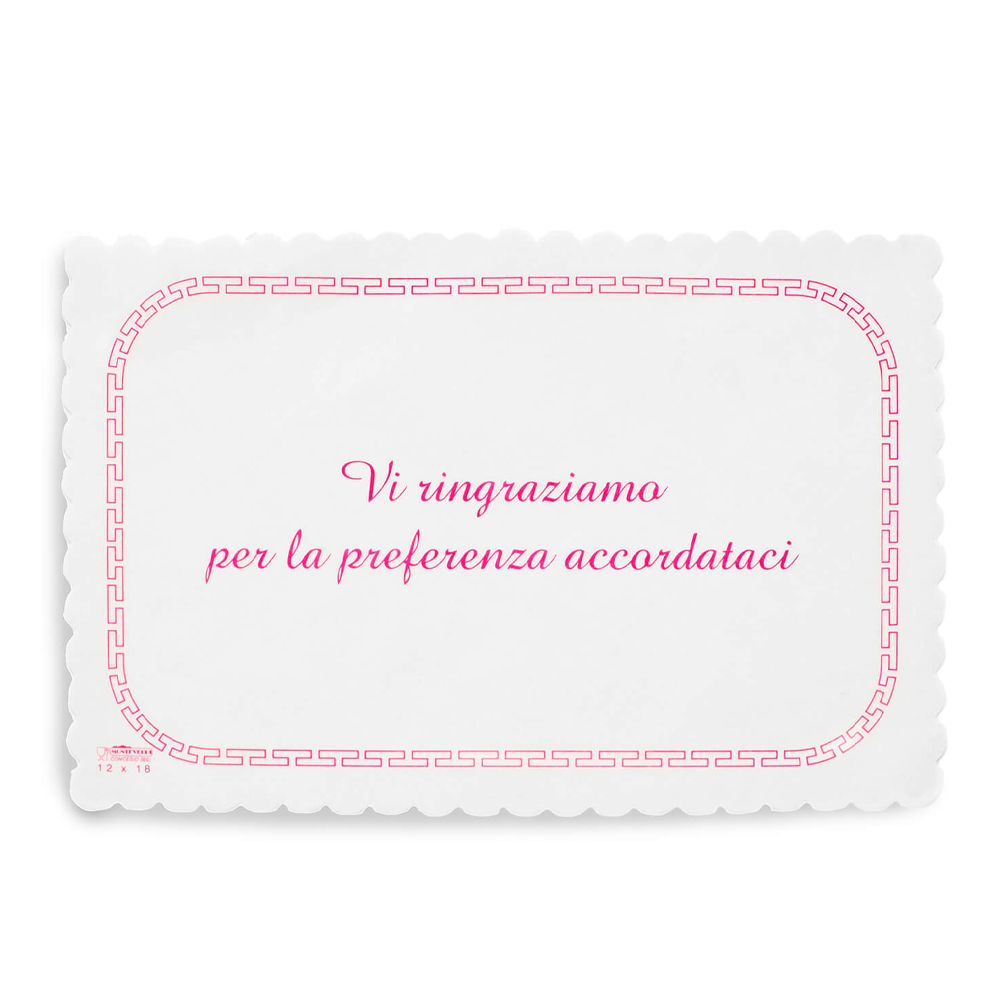 Coprivassoi Misura 3 21 x 31 Cm 1000 Pezzi Coprivassoi Misura 3 21 x 31 Cm 1000 Pezzi