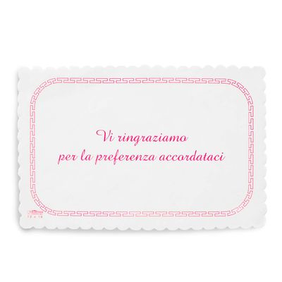Coprivassoi Misura 3 21 x 31 Cm 1000 Pezzi Coprivassoi Misura 3 21 x 31 Cm 1000 Pezzi