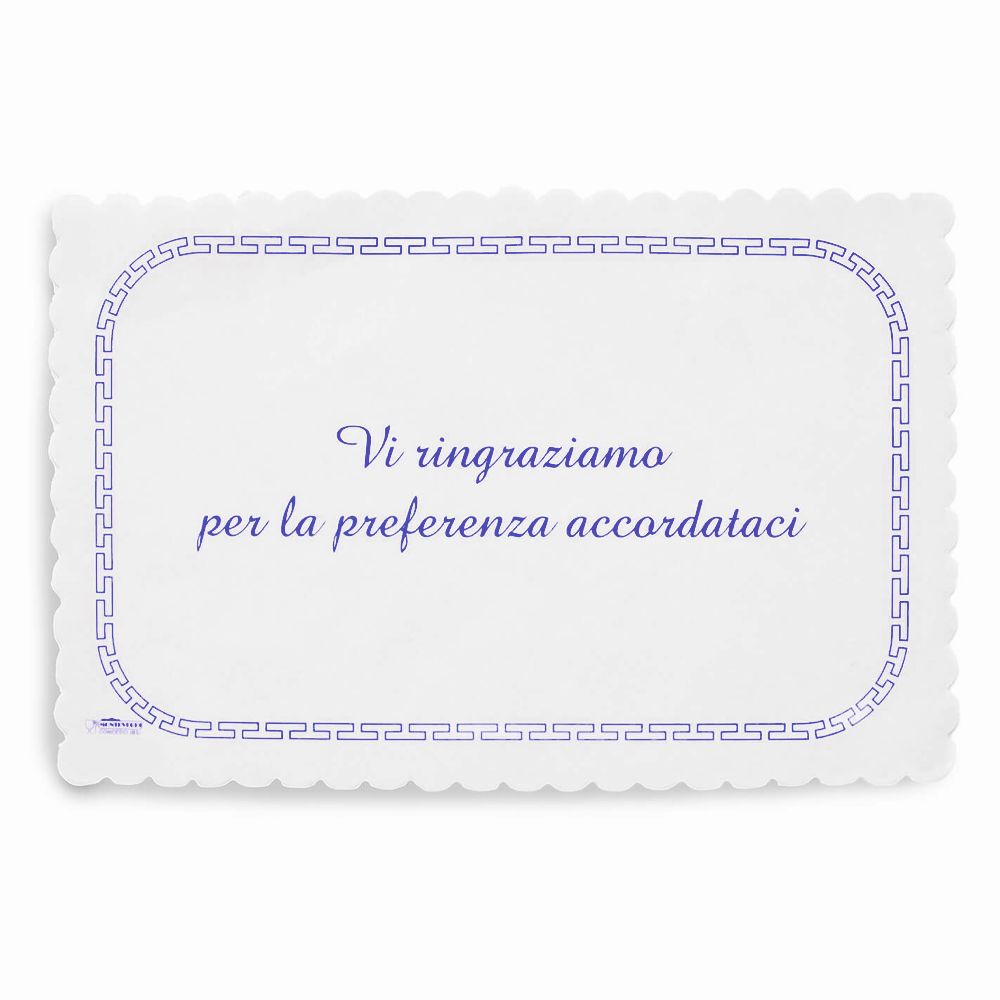 Coprivassoi Misura 4 25 x 37 Cm 1000 Pezzi Coprivassoi Misura 4 25 x 37 Cm 1000 Pezzi