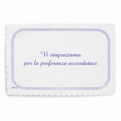 Coprivassoi Misura 4 25 x 37 Cm 1000 Pezzi Coprivassoi Misura 4 25 x 37 Cm 1000 Pezzi