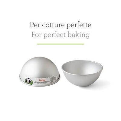 Stampo Mezza Sfera in Alluminio Anodizzato Cm 15 Stampo Mezza Sfera in Alluminio Anodizzato Cm 15