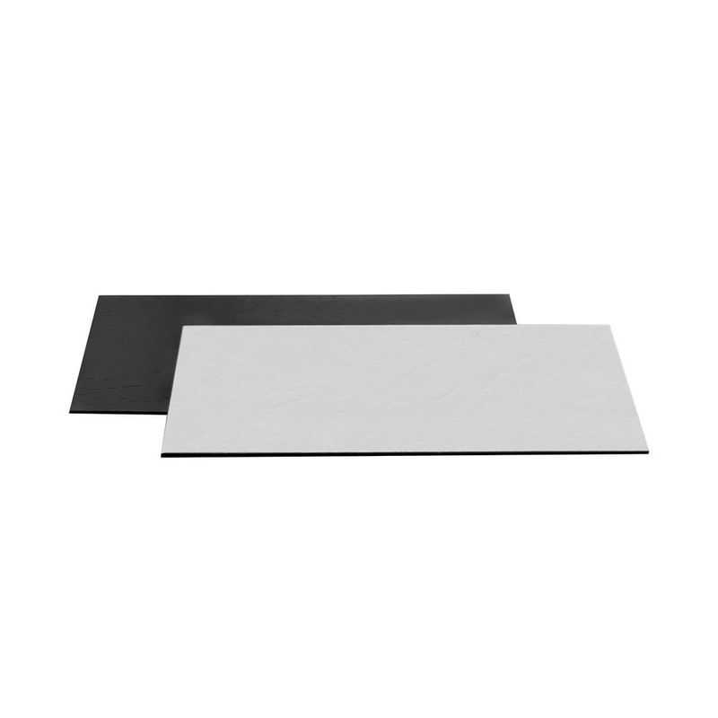 Vassoi Rettangolari Bianco Nero 30 x 40 Cm