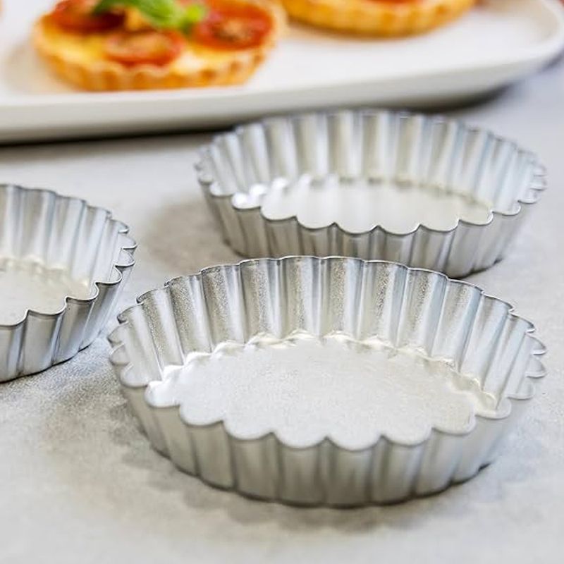 Stampi Tartine Ricce Alluminio  Cm 12 x 2