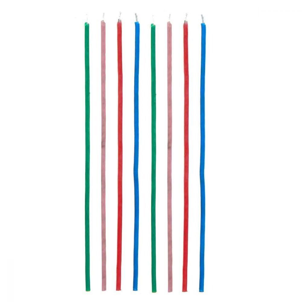 Candeline Spaghetto Assortiti 24 Pezzi Candeline Spaghetto Assortiti 24 Pezzi