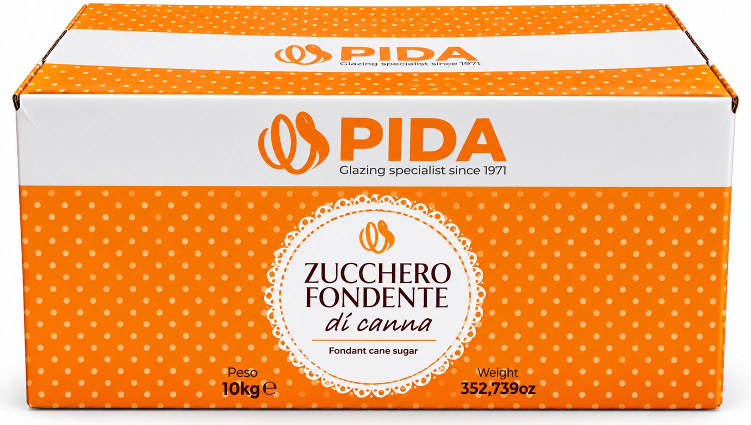 Zucchero Fondente Canna kg.10 - Cartone