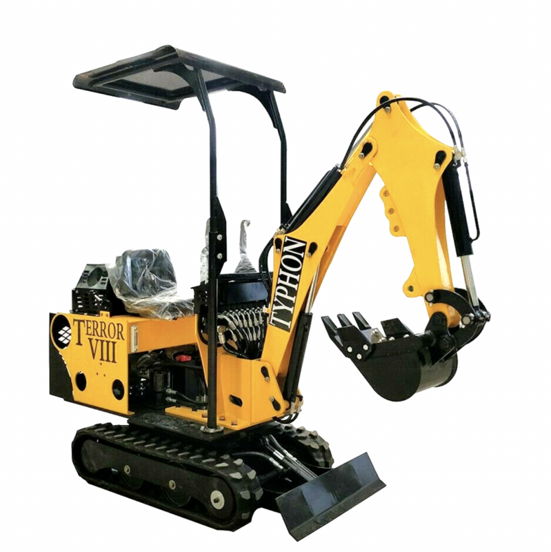 Top Compact & Mini Excavator Diggers- TYPHON Machinery TYPHON TERROR On Tracks VIII 800kg Mini Excavator USA