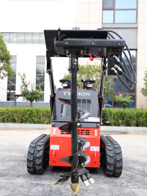 Top Compact & Mini Excavator Diggers- TYPHON Machinery Skid Steer Loader Earth Auger Attachment USA