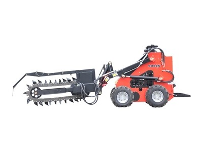 Top Compact & Mini Excavator Diggers- TYPHON Machinery TYPHON Skid Steer Loader Trencher Attachment USA