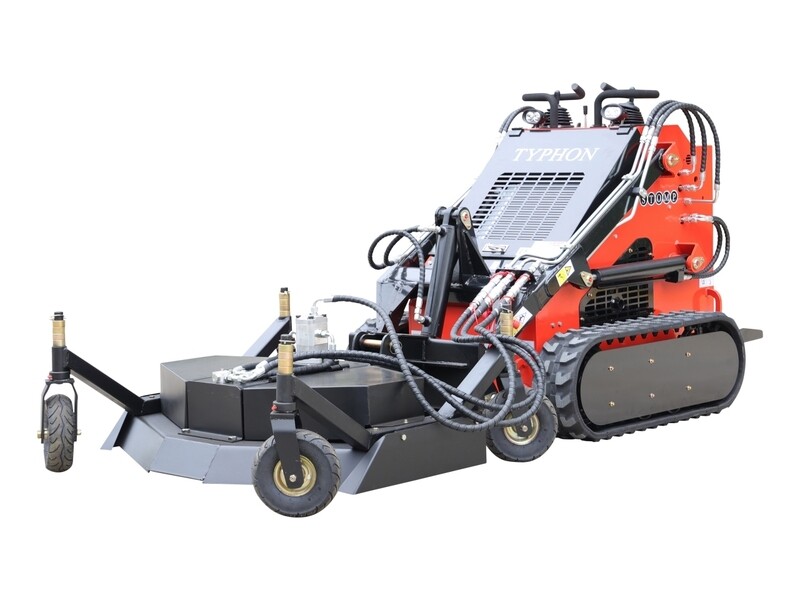 Top Compact & Mini Excavator Diggers- TYPHON Machinery Skid Steer Loader Lawn Mower Attachment USA