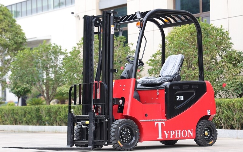 New 2023 TYPHON 2 Ton Rated Capacity Electric Forklift Lifter Lift Truck Jitney Hi-Lo