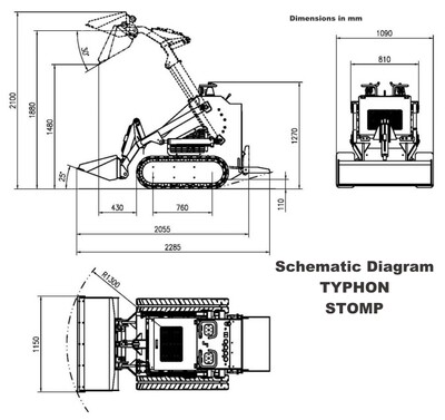 Top Compact & Mini Excavator Diggers- TYPHON Machinery