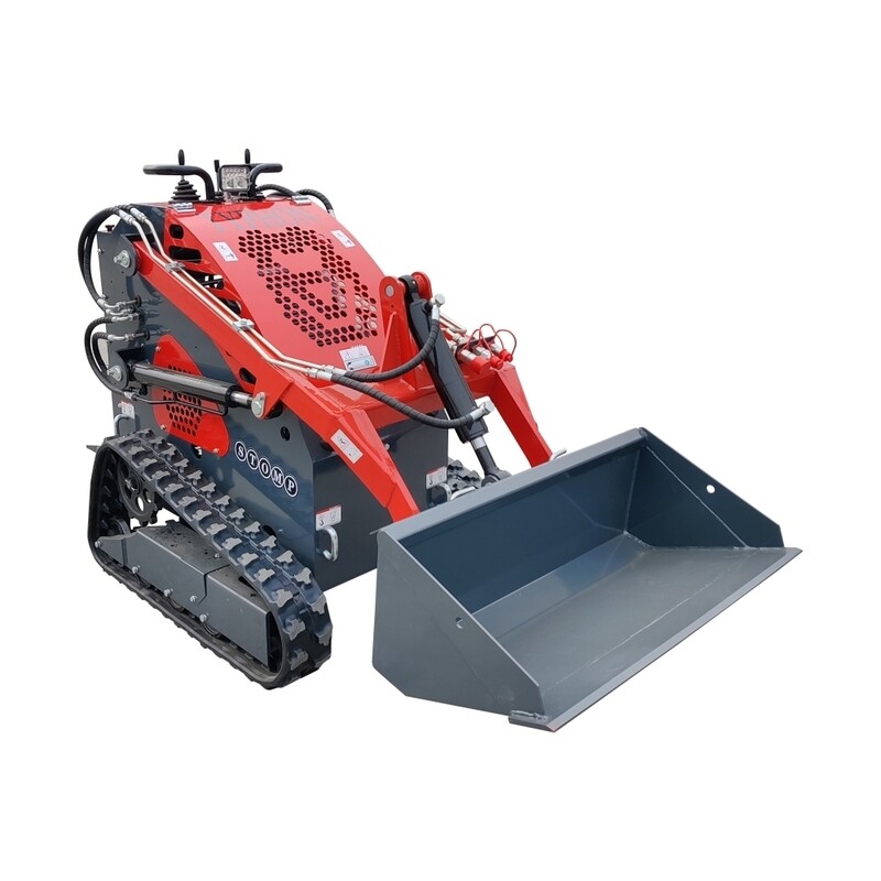 Top Compact & Mini Excavator Diggers- TYPHON Machinery Brand New TYPHON STOMP 1,760lbs Mini Skid Steer 13.5hp Gas EPA Engine USA