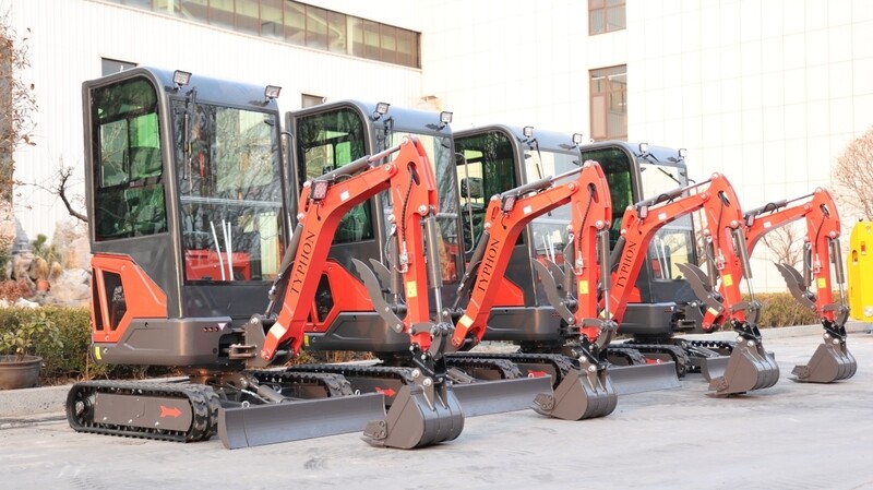 Top Compact & Mini Excavator Diggers- TYPHON Machinery