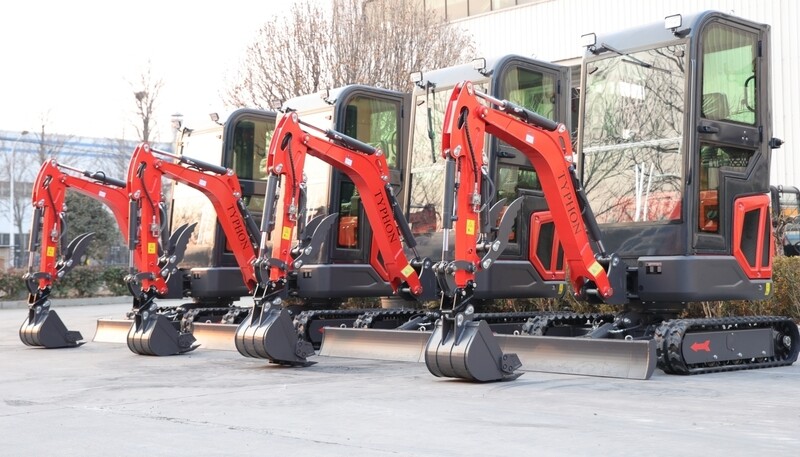 Top Compact & Mini Excavator Diggers- TYPHON Machinery