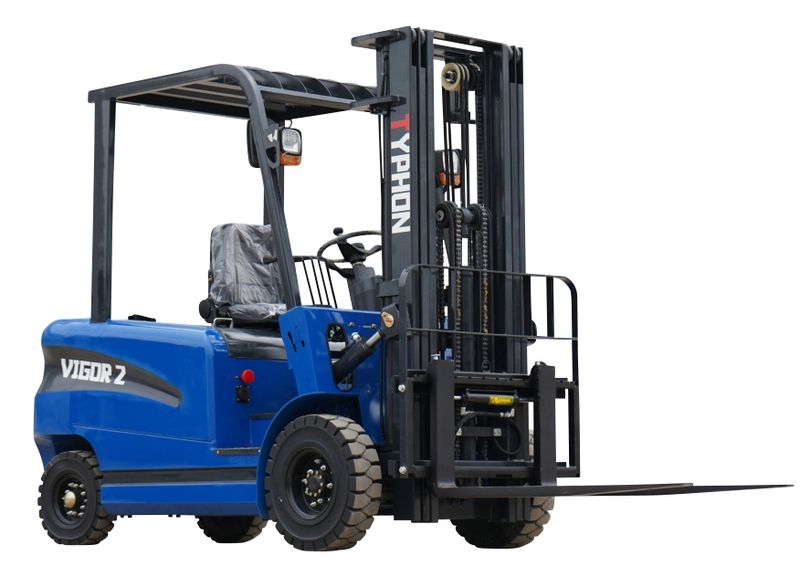 New 2025 TYPHON VIGOR 2 Blue Electric Forklift 2 Ton Lifter Lift Truck Jitney Hi-Lo