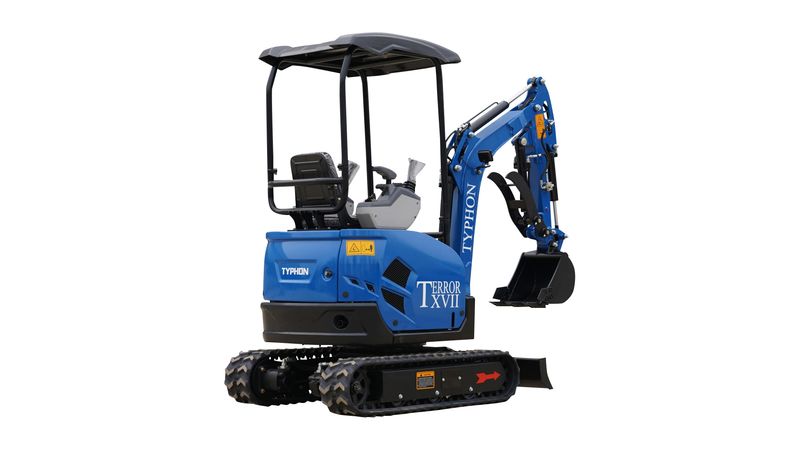 Top Compact & Mini Excavator Diggers- TYPHON Machinery