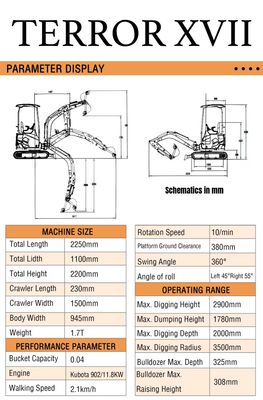 Top Compact & Mini Excavator Diggers- TYPHON Machinery