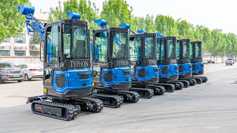 Top Compact & Mini Excavator Diggers- TYPHON Machinery