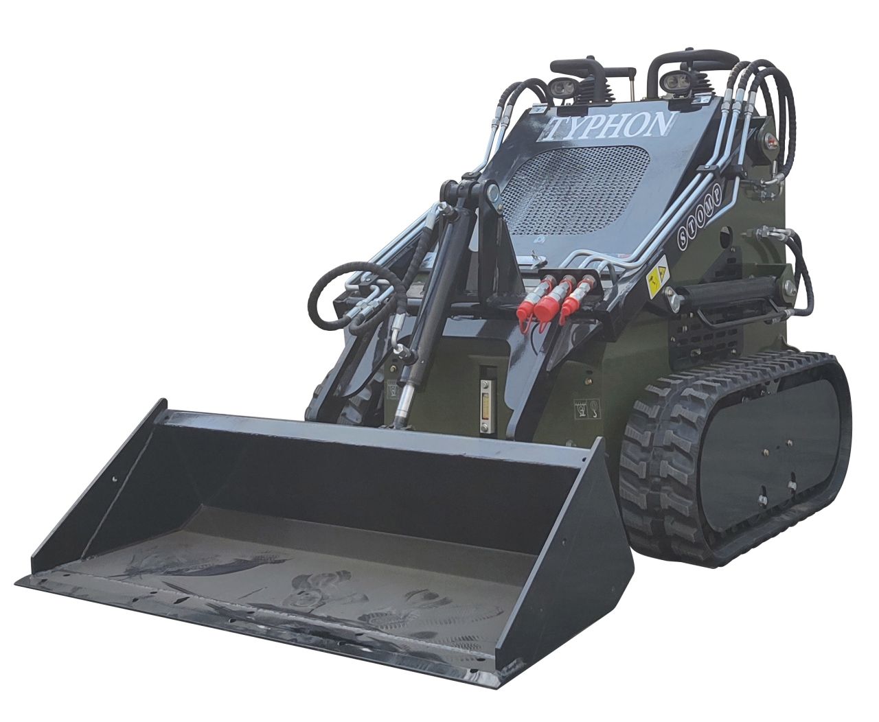 Skid-Steer Loader Tracked 22.1 HP Honda EPA Gasoline Engine for Gardens, Farming