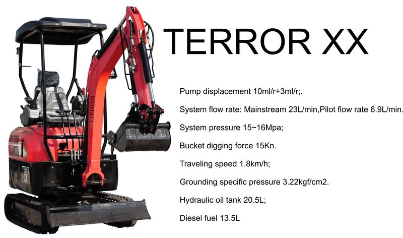 Top Compact & Mini Excavator Diggers- TYPHON Machinery