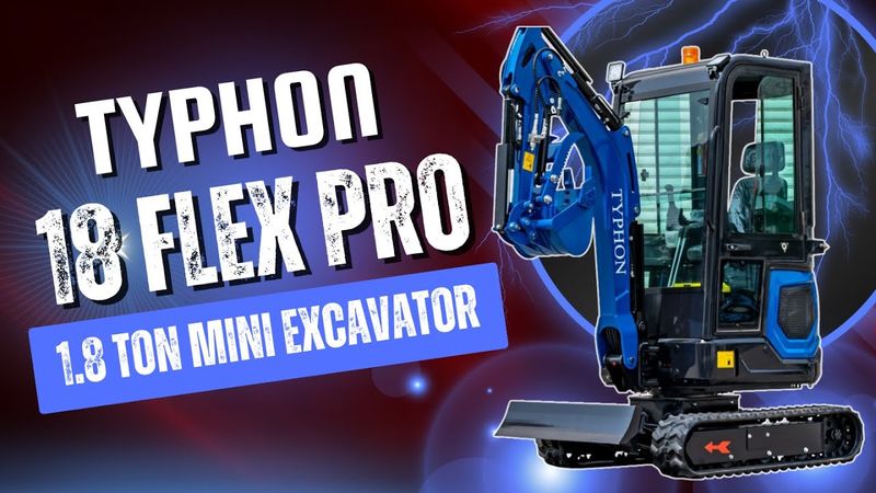 Top Compact & Mini Excavator Diggers- TYPHON Machinery