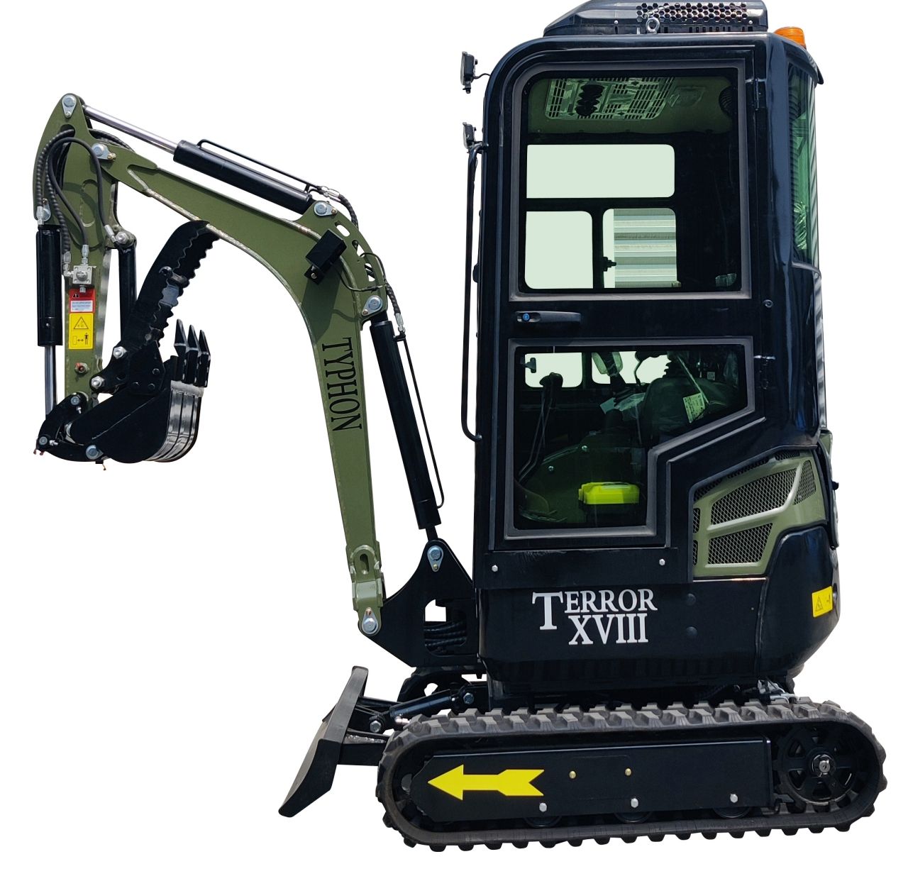 TYPHON TERROR XVIII Prestige 2 Ton Mini Excavator KUBOTA Diesel Engine USA