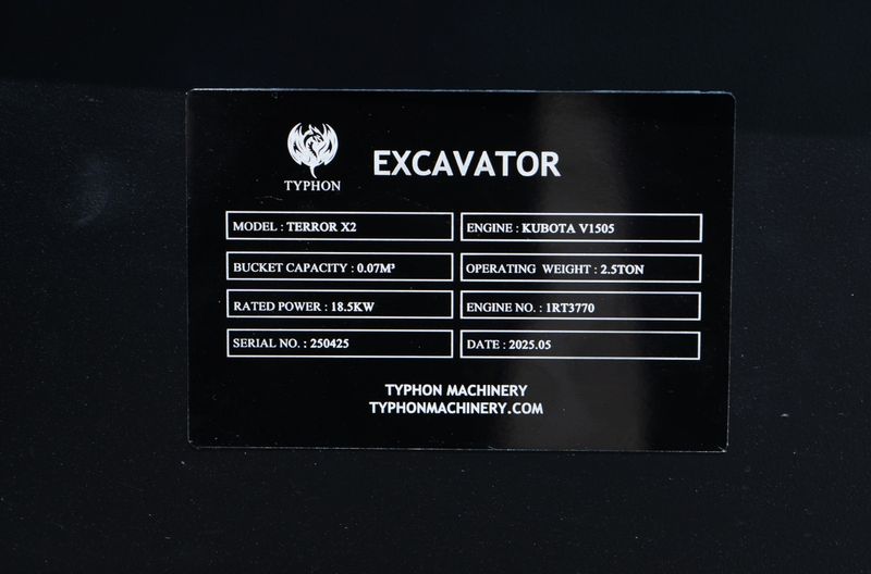Top Compact & Mini Excavator Diggers- TYPHON Machinery