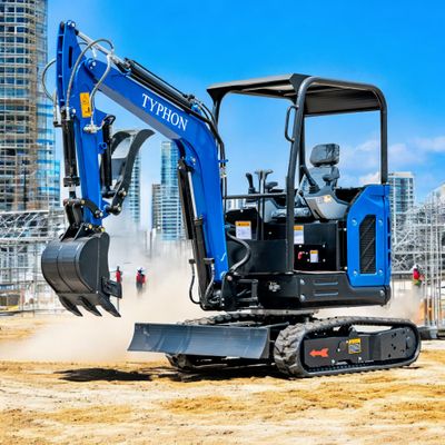 Top Compact & Mini Excavator Diggers- TYPHON Machinery