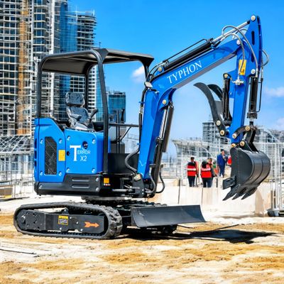 Top Compact & Mini Excavator Diggers- TYPHON Machinery