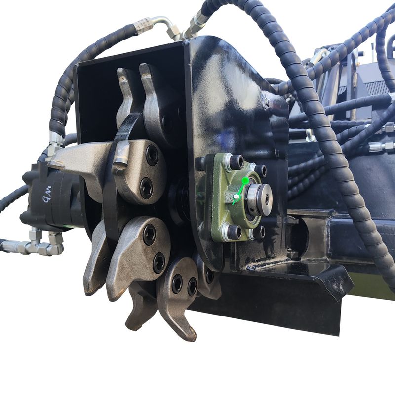 Top Compact & Mini Excavator Diggers- TYPHON Machinery Skid Steer Loader Stump Grinder Attachment USA