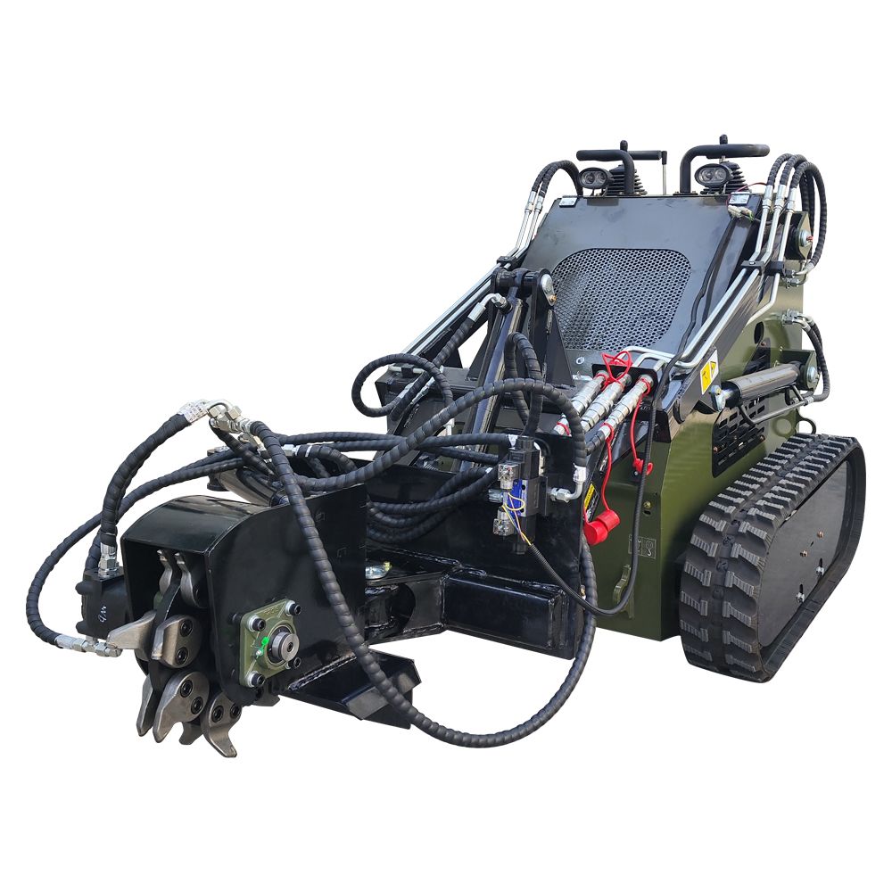 Skid Steer Loader Stump Grinder Attachment USA