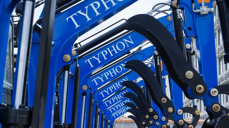 Top Compact & Mini Excavator Diggers- TYPHON Machinery