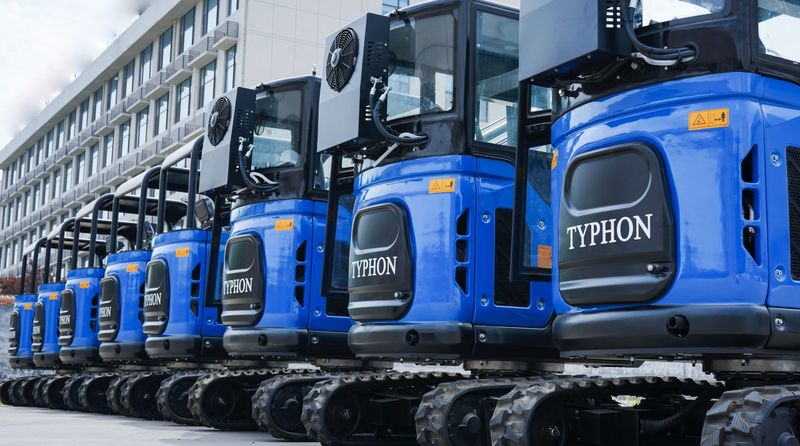 Top Compact & Mini Excavator Diggers- TYPHON Machinery