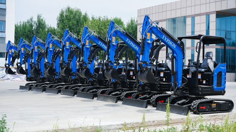 Top Compact & Mini Excavator Diggers- TYPHON Machinery