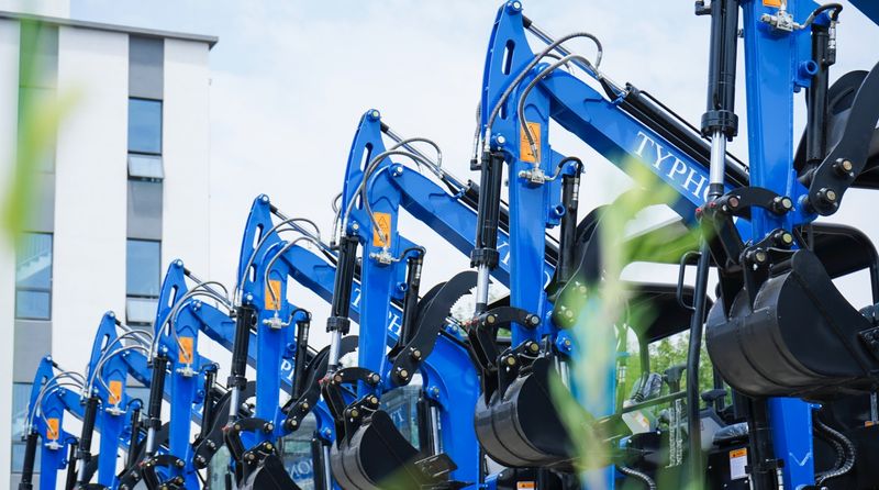 Top Compact & Mini Excavator Diggers- TYPHON Machinery